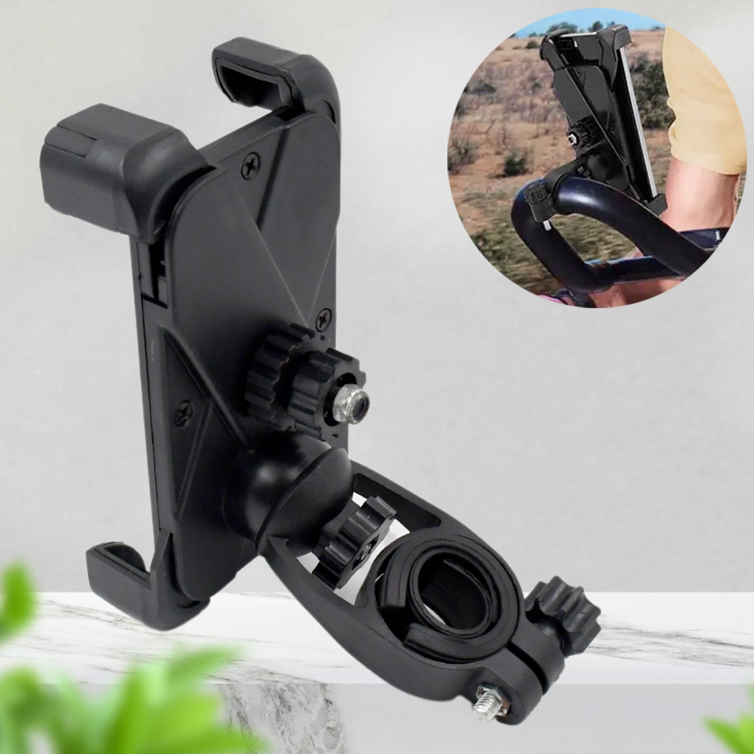 360° Rotation Phone Mount Motorbike Phone Holder (1 Pc) 360° Rotation Phone Mount Motorbike Phone Holder (1 Pc)